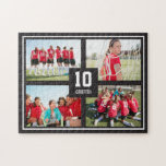 Team Spirit COULEUR ÉDITABLE Puzzle personnalisé<br><div class="desc">Les cadeaux photo font les meilleurs cadeaux ! Facile à personnaliser avec votre texte et/ou photo(s) pour un look personnalisé. Conçu par Berry Berry Sweet. Voir d'autres designs sur www.berryberrysweet.com</div>
