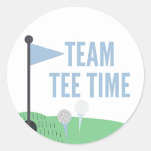 Team Tee Time Baby Sticker de prédiction de genre