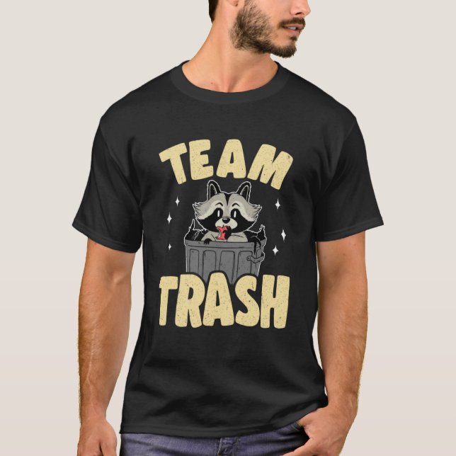 Team Trash Rainbow Raccoon Pullover Sweat - shirt  (Devant)