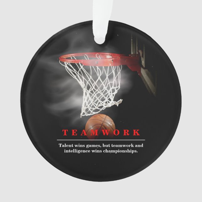 Teamwork Basketball Motivational Inspirational (devant)