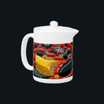 Teapot avec design couleur Allemagne<br><div class="desc">Faites-vous plaisir avec notre théière exclusive aux couleurs nationales de l’Allemagne dans un design moderne de bijoux en imaginaire 3D ! Conçu avec précision, cette théière n'est pas seulement un élément fonctionnel de cuisine, mais aussi un énoncé de style et de fierté culturelle. Les couleurs audacieuses noir, rouge et or...</div>