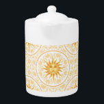 Teapot classique "Celestial Sun Magic" - Grand Mot<br><div class="desc">Teapot classique "Celestial Sun Magic" - Grand Motif</div>