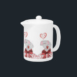 Teapot Eléphant Vintage Saint Valentin<br><div class="desc">Teapot Quelque chose pour tout le monde offre une théière personnalisée customisée spécialement pour vous. Pendant que vous êtes déjà ici, vous pouvez vouloir voir d’autres articles de toilette connexes tels que des t-shirts, des rideaux de douche, des distributeurs de savon, des nattes de bain, des ensembles de bain, des...</div>