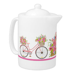 Teapot Floral Bike Rides