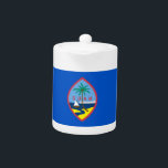 Teapot Guam Flag<br><div class="desc">Élégante théière avec drapeau de Guam. États-Unis d'Amérique. Ce produit est personnalisable.</div>