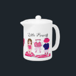 Teapot "Petite Princesse"<br><div class="desc">Autres designs et produits amusants avec DIVAtude créés par Lady Denise à www.zazzle.com/LadyDenise</div>