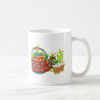 Teapot rustique mignonne Mug moderne tendance