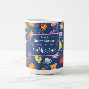 Teapots et tasses Jardin Marine