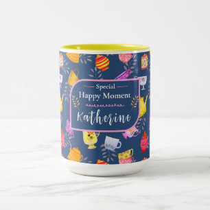Teapots et tasses Jardin Marine