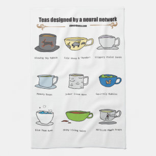 Teas by AI Weirity - Serviette de cuisine