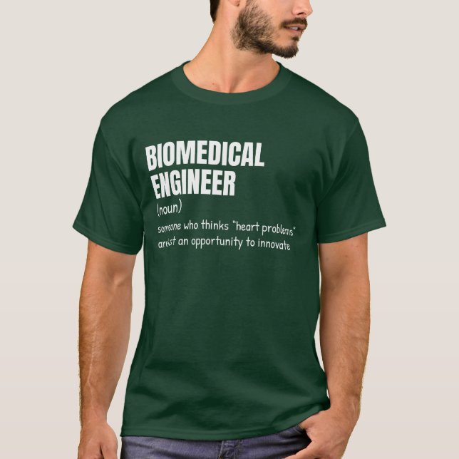 Technicien biomédical Définition d'emploi T-shirt (Devant)
