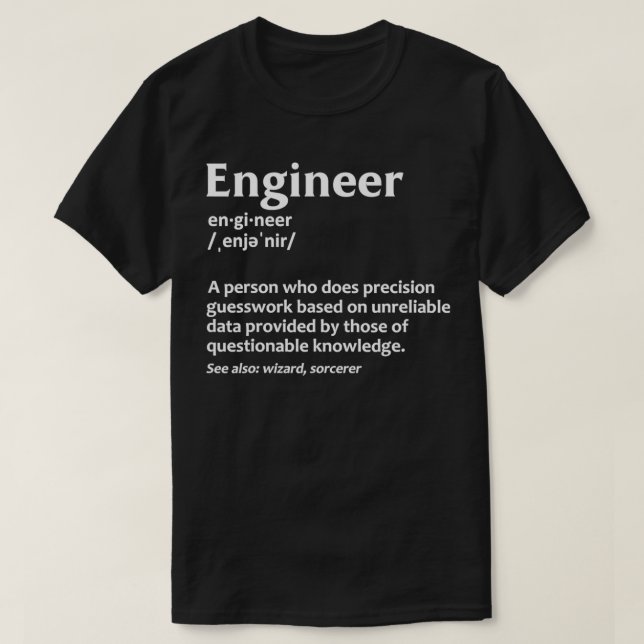 Technicien classique TShirt (Design devant)