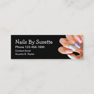 Technicien en ongle Beauté Mini Cartes de visite