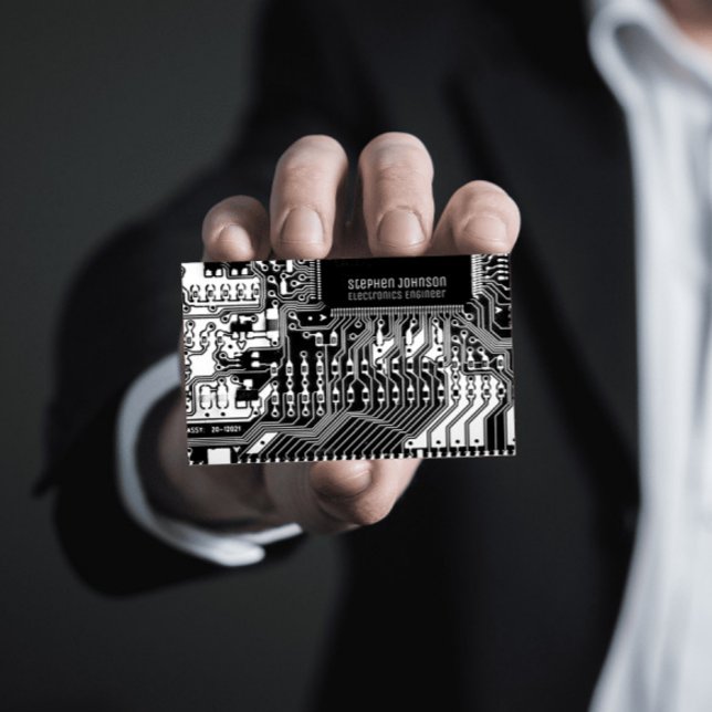 Technique des cartes à circuits imprimés en noir e (Créateur téléchargé)