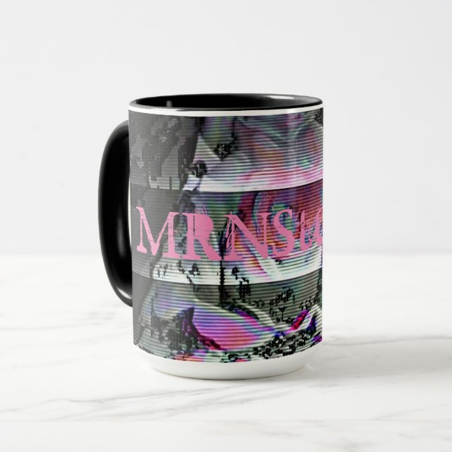 Techno Bouquet Mug (Devant gauche)