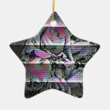 Techno Bouquet Ornement en céramique