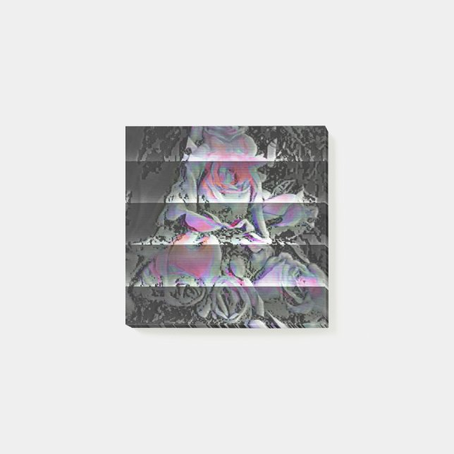 Techno Bouquet Post-it Notes (Devant)