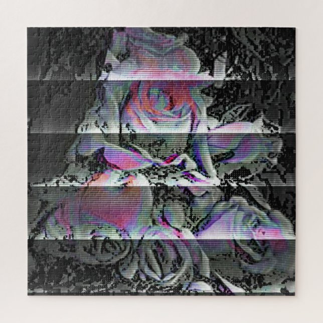 Techno Bouquet  Puzzle à pièces (Vertical)