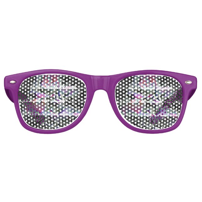 Techno Bouquet Retro Lunettes de soleil (Devant)