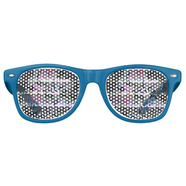 Techno Bouquet Retro Lunettes de soleil (Devant)