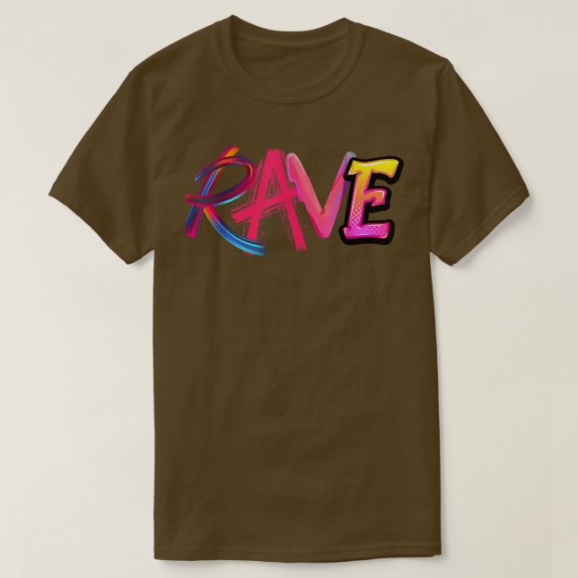 Techno EDM Music Festival Rave Dubstep T-Shirt (Design devant)