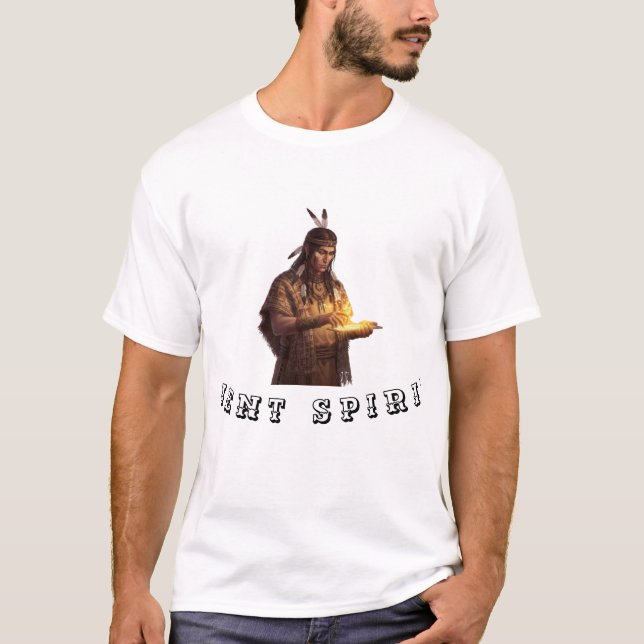 Techno Shaman T-Shirt Series T-Shirt simple homme (Devant)
