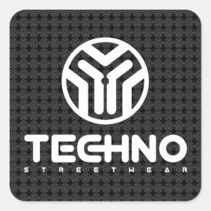 Techno Streetwear - Logo - Stickers