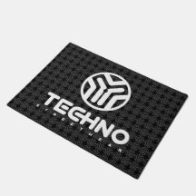 Techno Streetwear - logo - tapis de porte