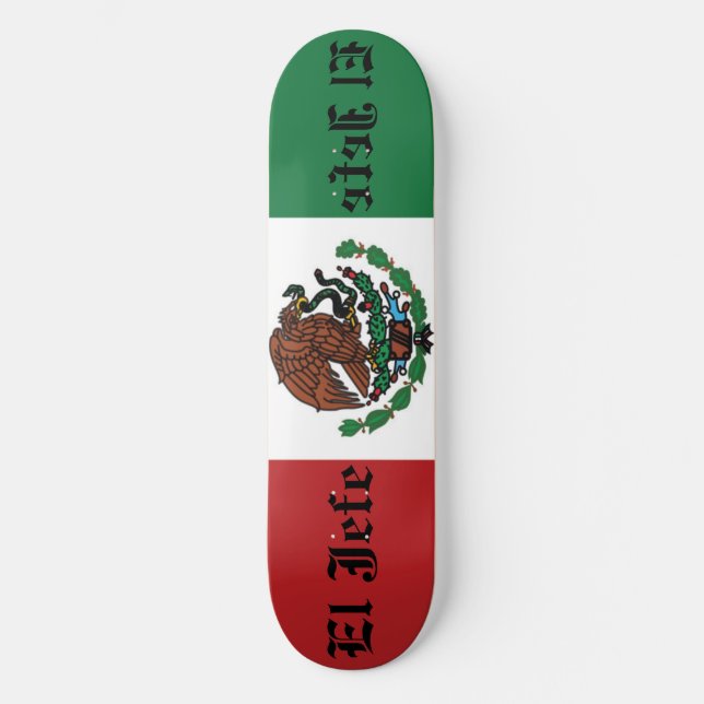 TechNoir Limited "El Jefe" Skateboard Deck (Recto)