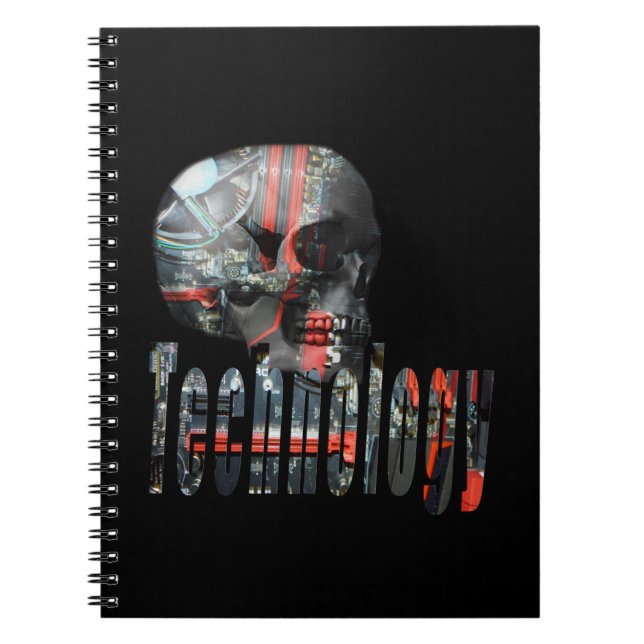 Technologie crâne Cerveau informatique, Carnet (Devant)