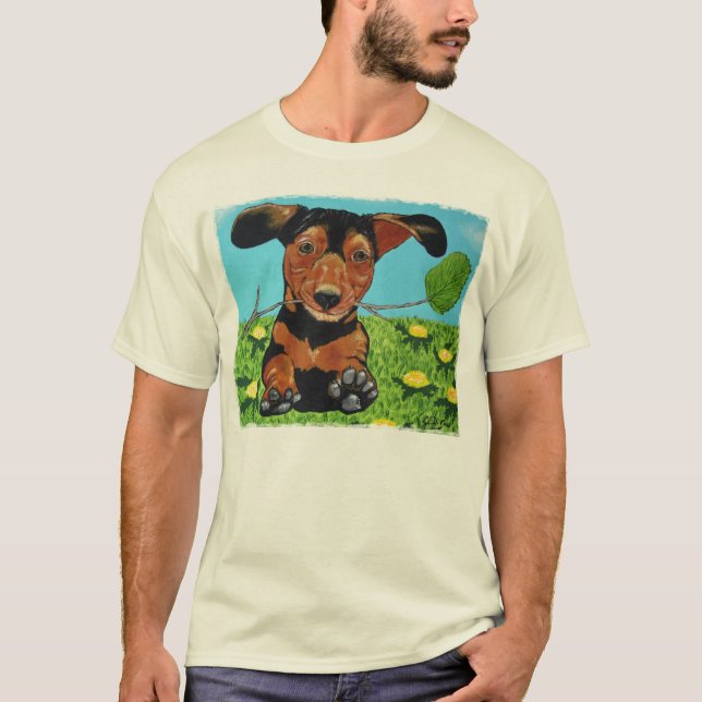 Teckel courant à vous le T-shirt (Devant)