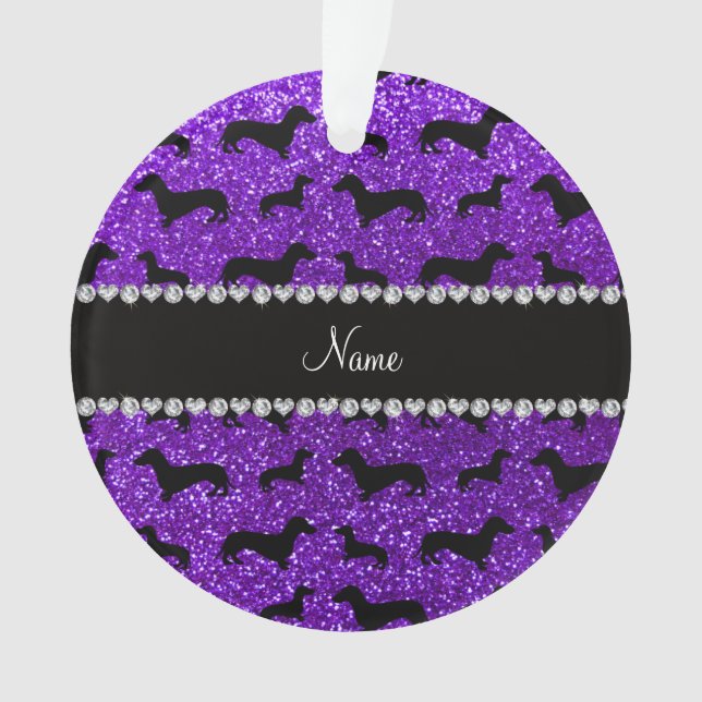 Teckels pourpres personnalisés de parties (devant)