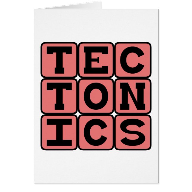 Tectonique, Concept géologique (Devant)