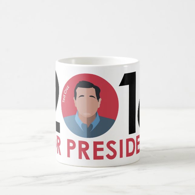 Ted Cruz 2016 pour la tasse de coutume de (Centre)