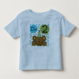 Teddy Bear 2nd Birthday Tshirts et cadeaux