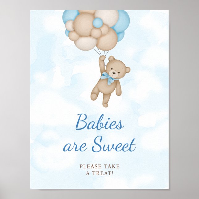 Teddy Bear Babies are Sweet Poster (Devant)