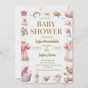 Teddy Bear Baby Shower Invitations