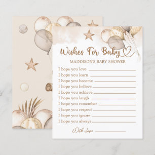 Teddy Bear Baby shower Wives for Baby Card