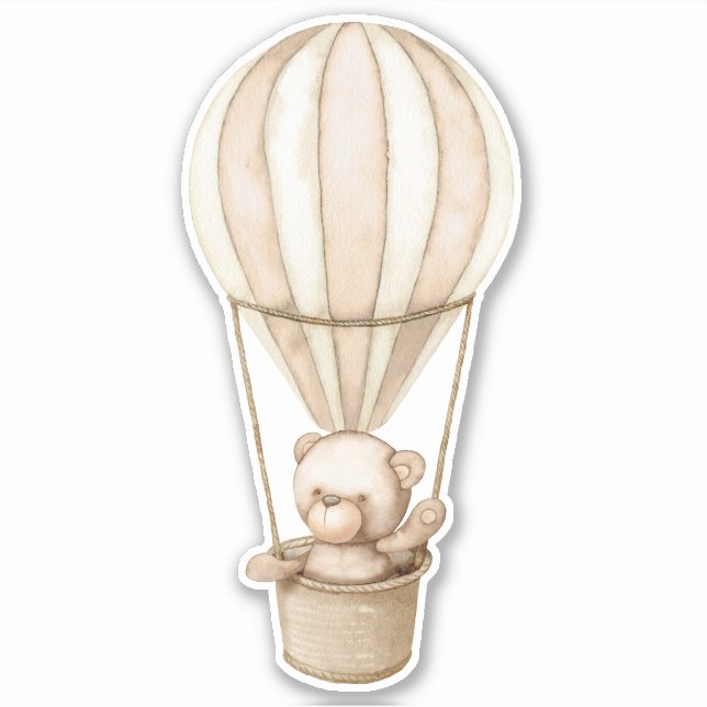 Teddy Bear Bear Bear Mignonne Animal Sticker (Devant)