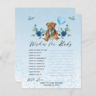 Teddy Bear Blue Balloon Wives for Baby Game