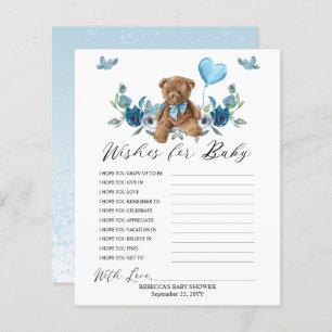 Teddy Bear Blue Balloon Wives for Baby Game