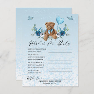 Teddy Bear Blue Balloon Wives for Baby Game