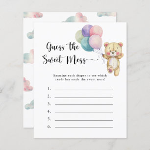 Teddy bear - Devinez le jeu Sweet Mess