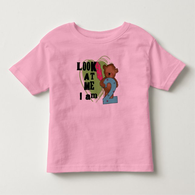 Teddy Bear I'm 2 Anniversaire T-shirts et cadeaux (Devant)