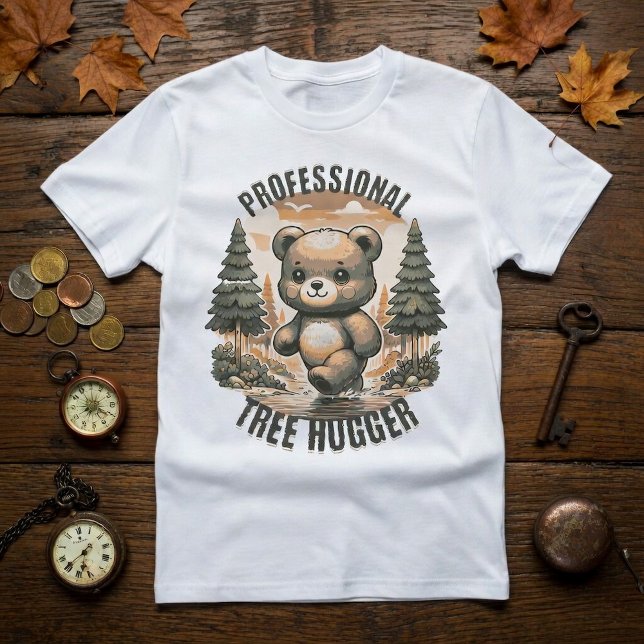 Teddy Bear In The Woods T-Shirt (Créateur téléchargé)
