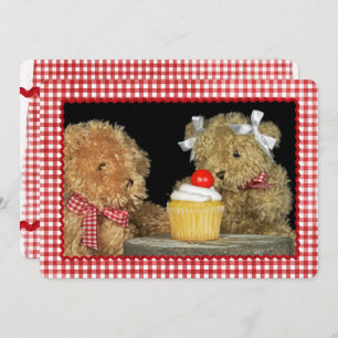 Teddy Bear Invitation d'anniversaire