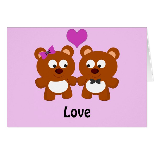 Teddy Bear Love (Devant Horizontal)