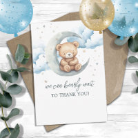 Teddy Bear Lune étoiles Merci