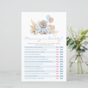 Teddy Bear Maman Ou Papa Devine Qui L'A Dit Jeu