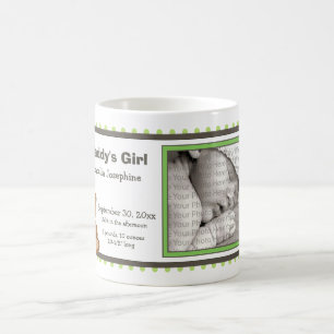 Teddy Bear Polkadot Baby Mug Don: vert citron